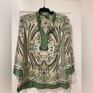 Ann Taylor silk tunic. Accessories not included.